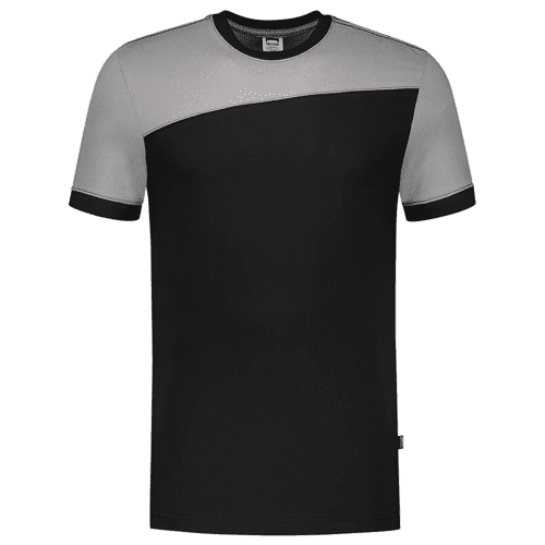 924027 T-shirt bicolor blackgrey xxl