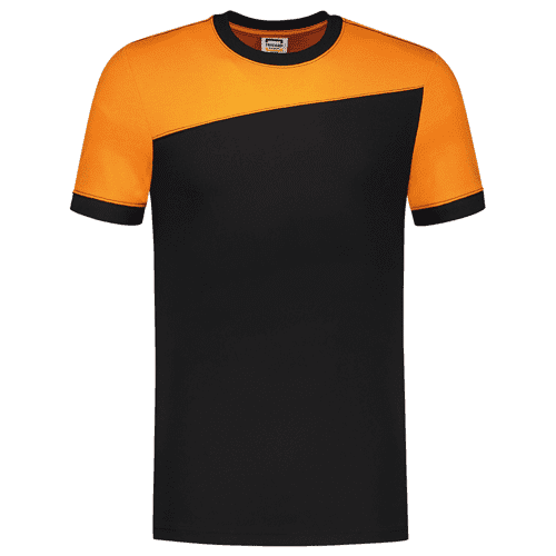 924040 T-shirt bicolor black orange 3xl