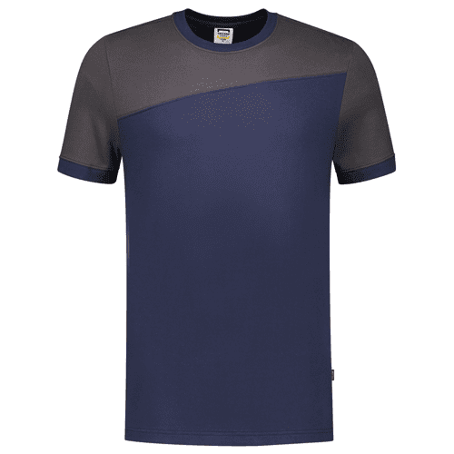 924072 T-shirt bicolor ink dgrey m