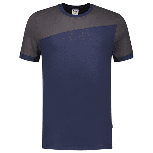 Tricorp T-shirt Bicolor Naden - ink/dark grey