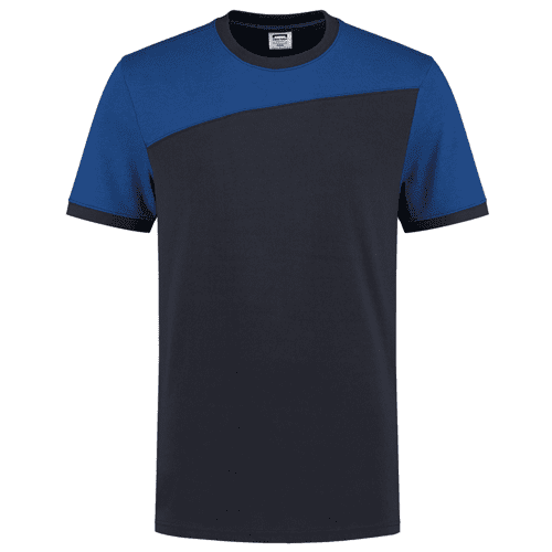 Tricorp T-shirt bicolor naden, navy-royalblue