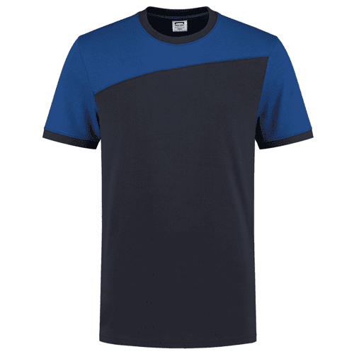 924088 T-shirt bicolor navyroyal 3xl