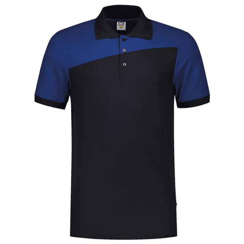 Tricorp polo shirt Bicolor seams - navy/royal blue