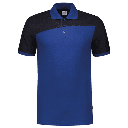 Tricorp polo shirt Bicolor seams - royal blue/navy