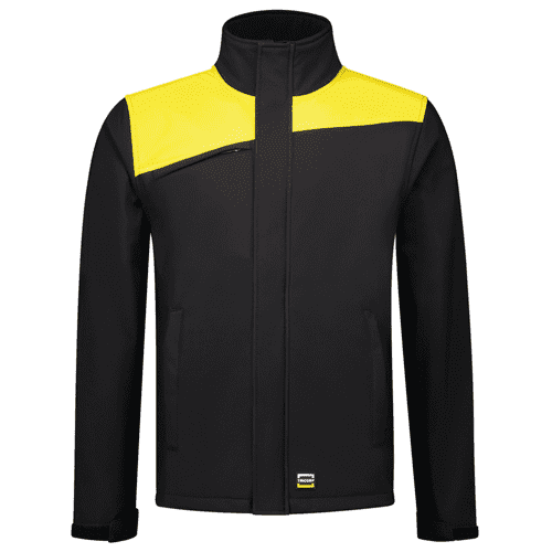 Tricorp softshell jas Bicolor naden - black/yellow