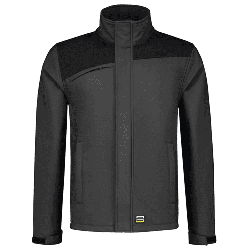 924280 Softshell bicolor dgrey black xxl