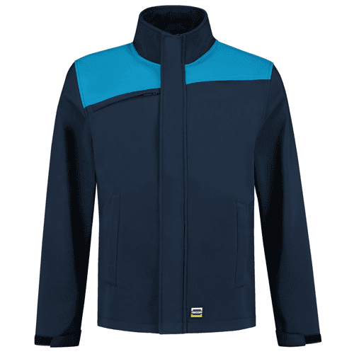 924295 Softshell bicolor ink turq m