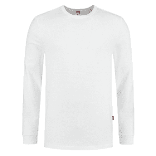 Tricorp T-shirt met lange mouwen 60°C wasbaar - white
