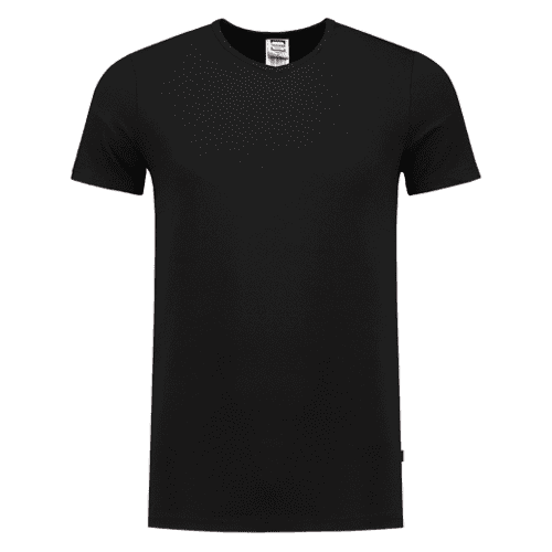 924599 TRI T-shirt fitted V hals zwart XL