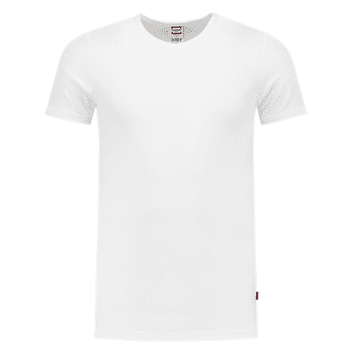 924604 TRI T-shirt fitted V hals wit M