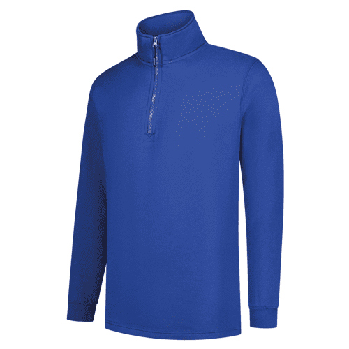 924737 TRI sweater ritskraag royalblue S