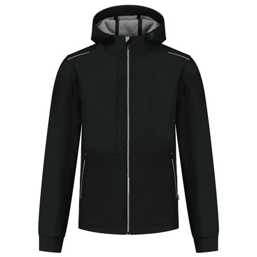 Tricorp softshell jas Accent - black/grey