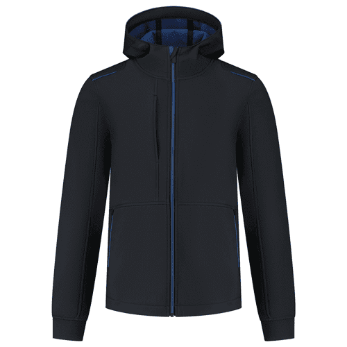Tricorp softshell jas Accent - navy/royal blue