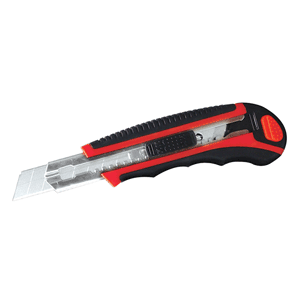 Snap-off knife, retractable 18 mm