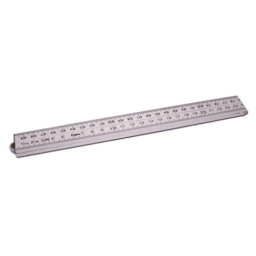 940122 Folding ruler plastic L=1mtr white