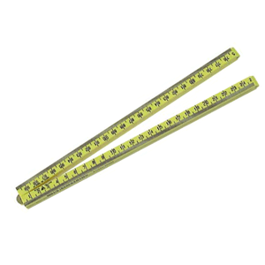 940123 Plas. fold.ruler 1mtr yel.