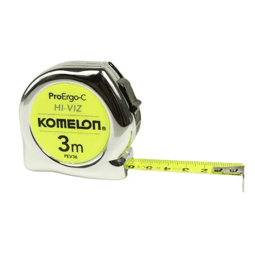 940146 KOM tapemeas. Pro-Ergo-C Hi-Viz 3mt