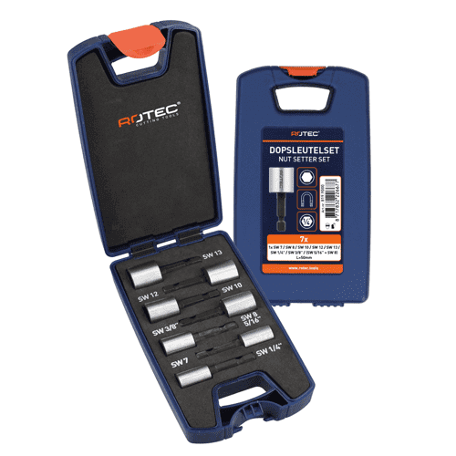 Rotec 7-piece magnetic socket wrench set