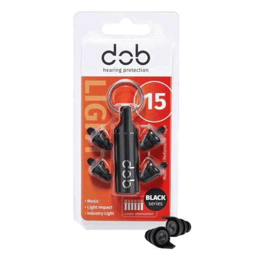 940560 DOB re-usable earplug zw 15dB Music