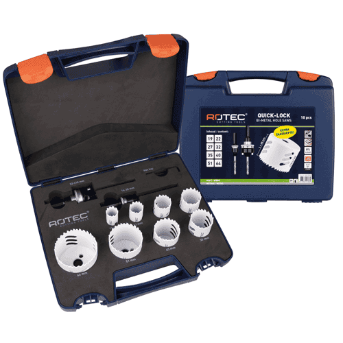 Rotec gatzagenset 10-delig, type 533 loodgieter