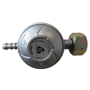 Gas bottle pressure regulator