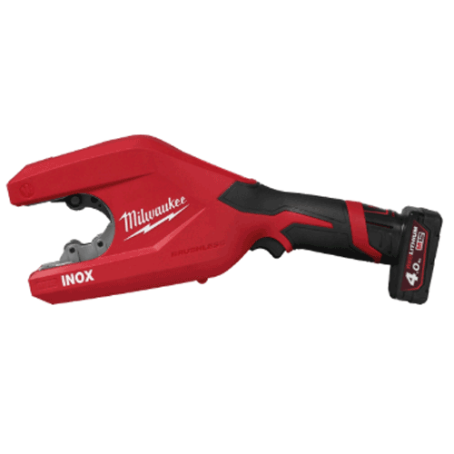 Milwaukee M12™ Raptor cordless stainless steel pipe cutter + battery charger