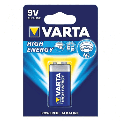 Varta High Energy batterij 9 V