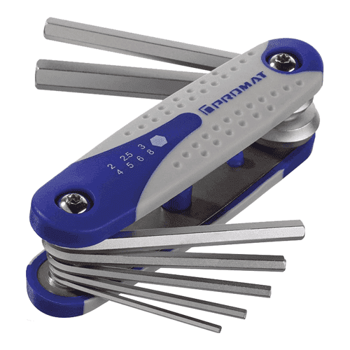 942274 PROM hex key set 7 pieces foldable