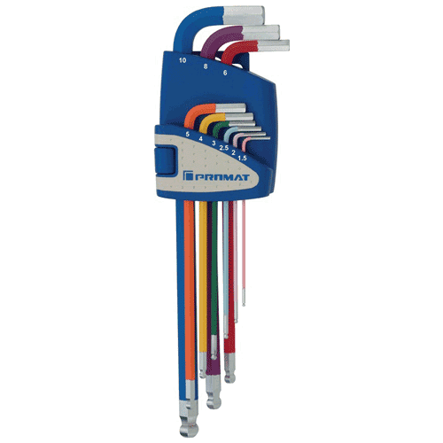 942325 PROM hex key set angled 9pce 1,5-10