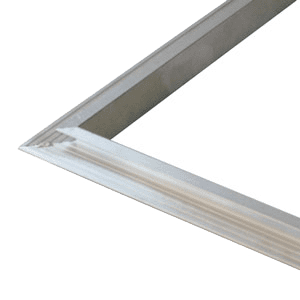 Aluminium roof trim profile, inner corner