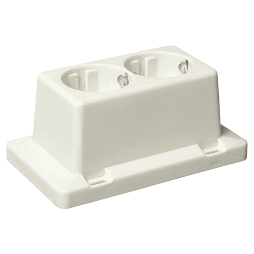ABB junction box cover 3611 with socket outlet with earth connection