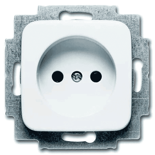 Busch-Jaeger Reflex flush-mounted socket outlet, 1-gang, ungrounded