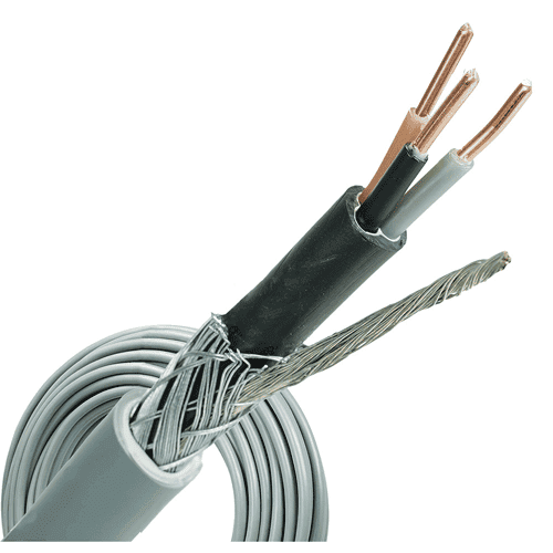981721 Inst.cable YMvKas 3x2,5+2,5mm2 R25m