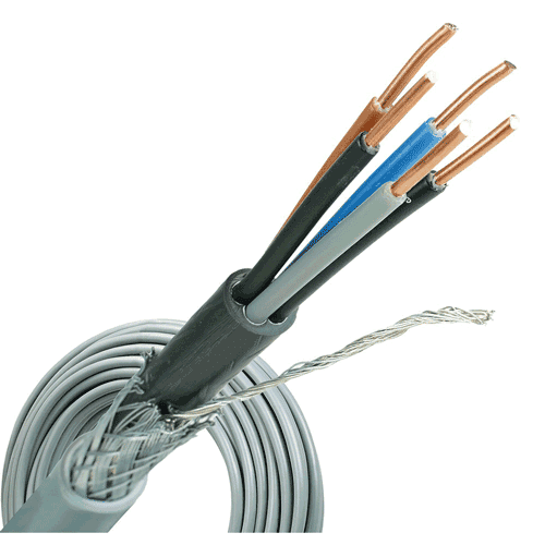 981732 Inst.cable YMvKas 5x2,5+2,5mm R100m