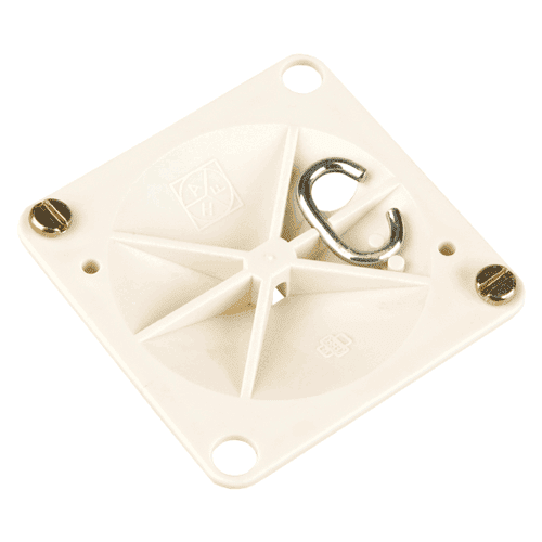 ABB haakdeksel voor vierkante centraaldozen