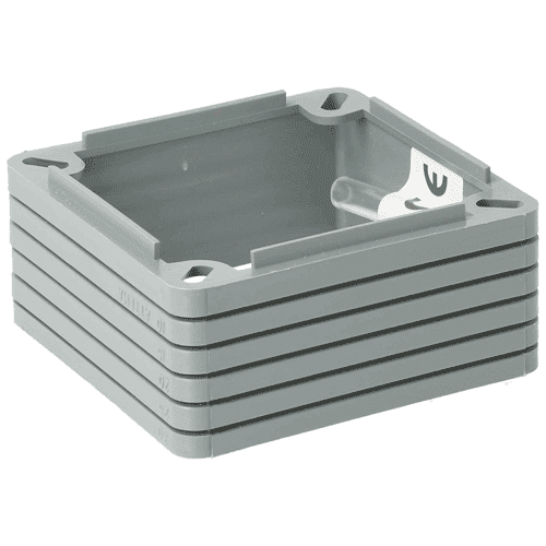 Attema correctierand vierkante centaaldoos