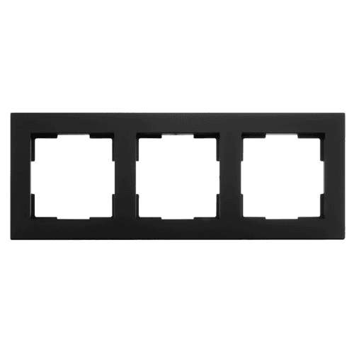 982242 ION afdekraam 3v V1 mat zwart