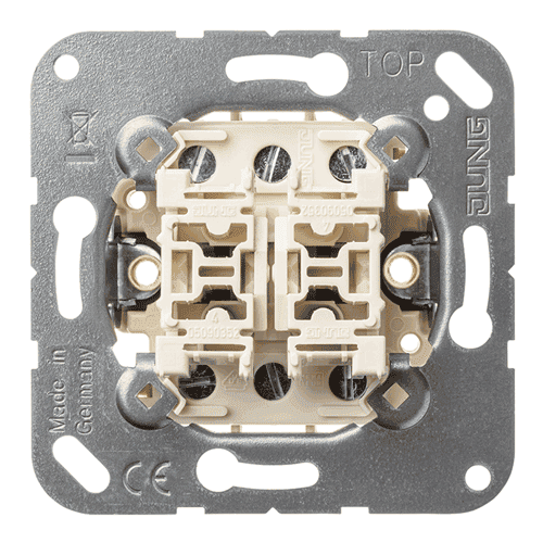 Jung push button 2-way switch + screw terminals