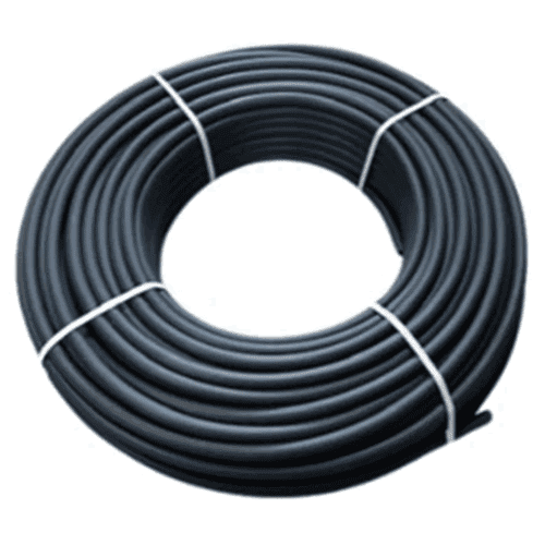 LDPE uncertified pipe on roll, black