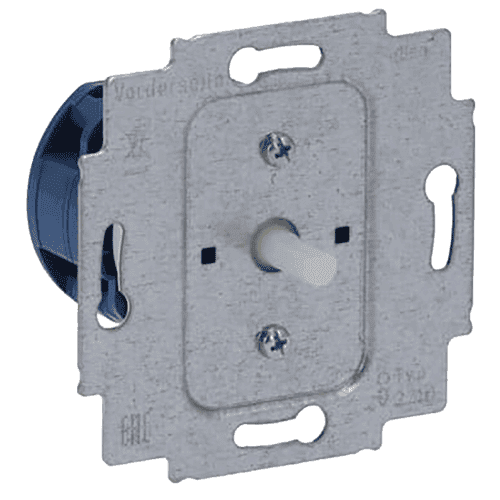 Busch-Jaeger flush-mounted 3-position switch with rotary control, without neutral position