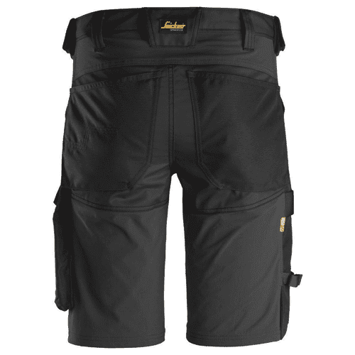 Snickers short work trousers AllroundWork stretch 6143 - black detail 2
