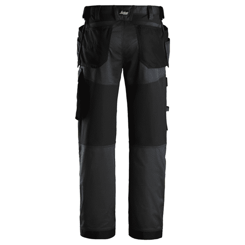 Snickers work trousers AllroundWork stretch loose fit 6251 - black detail 2