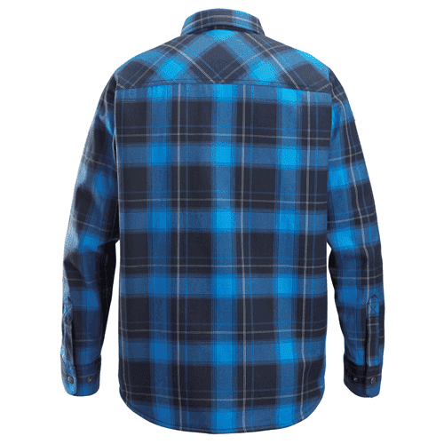 Snickers AllroundWork isolerend overhemd - true blue/navy detail 2