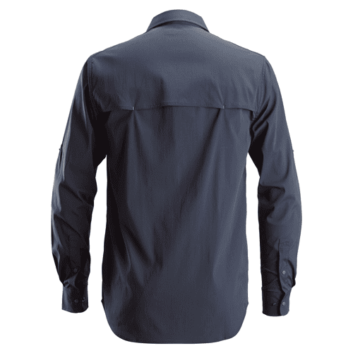 Snickers shirt LiteWork long sleeves - navy detail 2