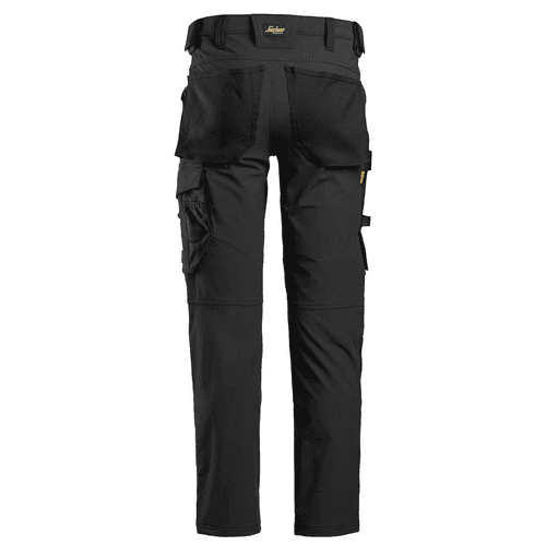 Snickers full stretch work trousers 6371 black size 52 083823