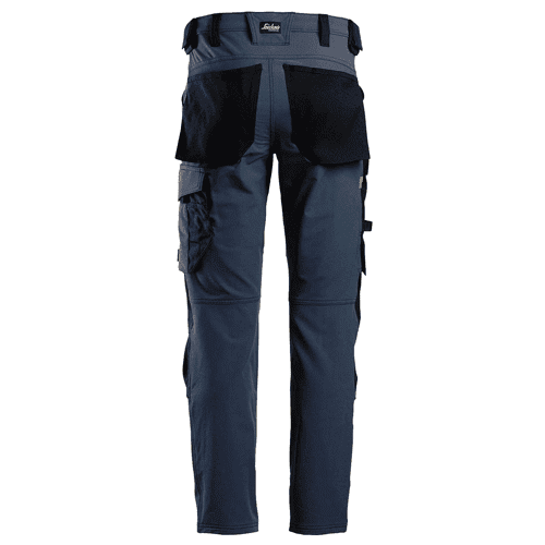 Snickers work trousers Full Stretch 6371 - navy/black detail 2