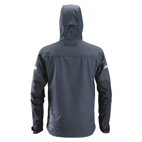 Snickers AllroundWork Soft Shell jacket with hood 1229 - navy/black detail 2