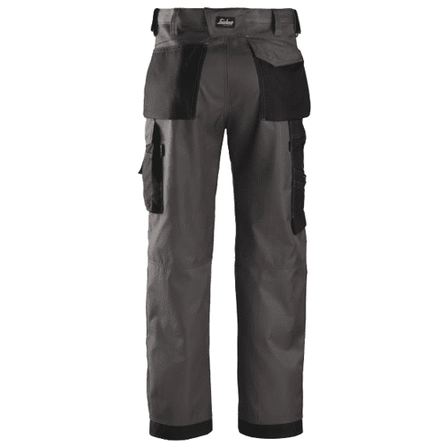 Snickers work trousers DuraTwill 3312 - muted black/black detail 2