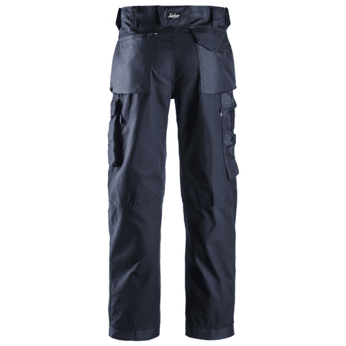 Snickers work trousers Canvas+ 3314 - navy detail 2