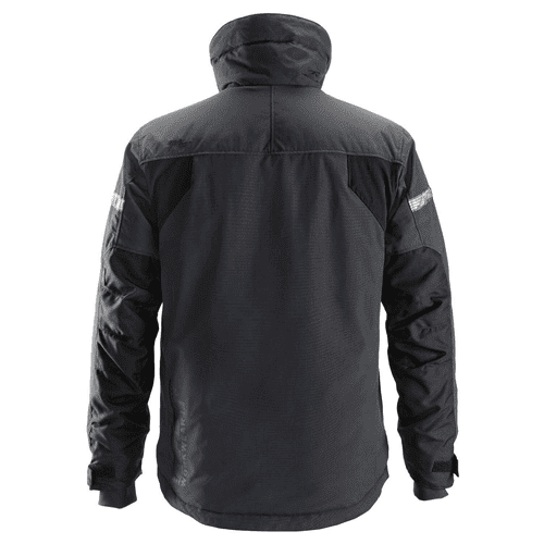 Snickers AllroundWork 37.5® insulated jacket 1100 - steel grey/black detail 2